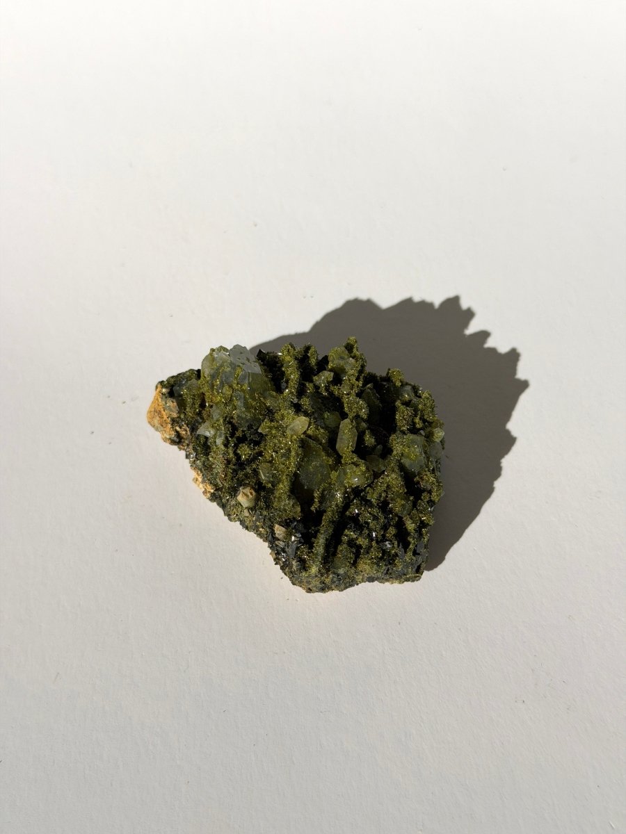 Turkish Forest Epidote and Quartz, H Epidote QuartzTurkey - Haus of Moss + Moon