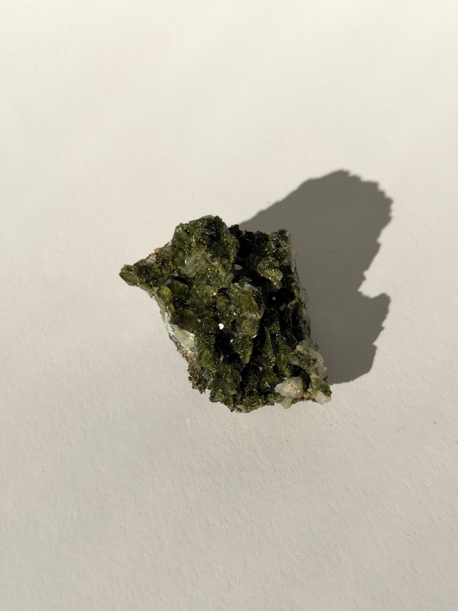Turkish Forest Epidote and Quartz, I Epidote QuartzTurkey - Haus of Moss + Moon