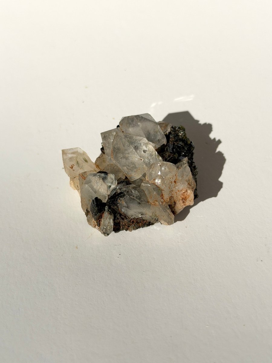 Turkish Forest Epidote and Quartz, M13 Epidote QuartzTurkey - Haus of Moss + Moon