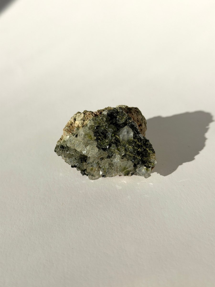 Turkish Forest Epidote and Quartz, N Epidote QuartzTurkey - Haus of Moss + Moon