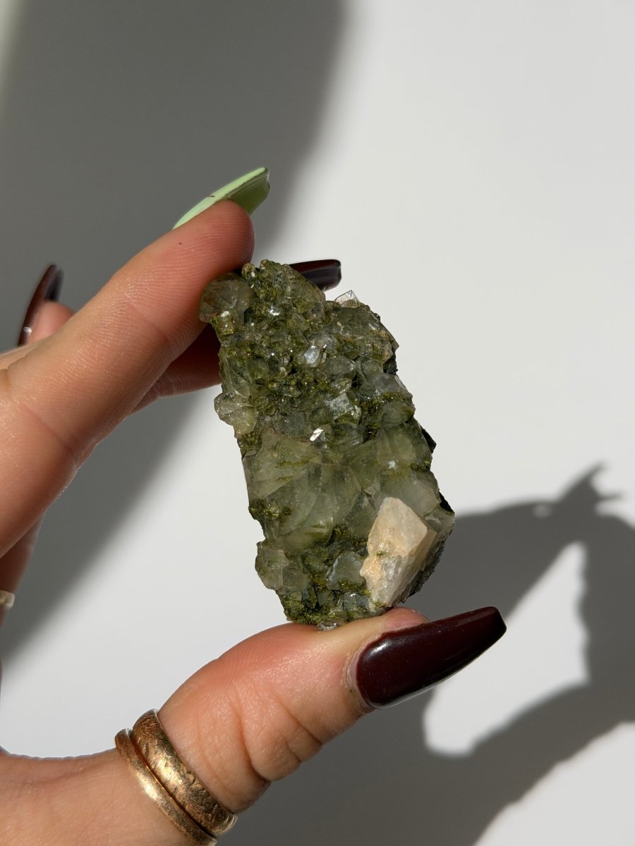 Turkish Forest Epidote and Quartz, U Epidote QuartzTurkey - Haus of Moss + Moon