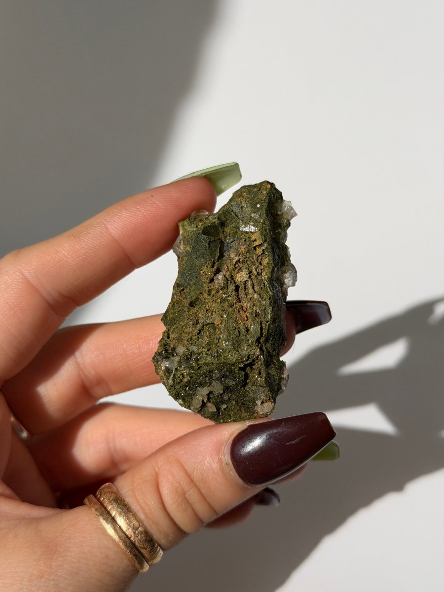 Turkish Forest Epidote and Quartz, U Epidote QuartzTurkey - Haus of Moss + Moon