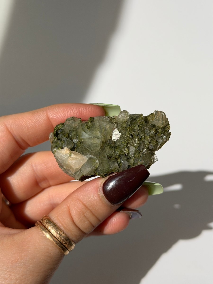 Turkish Forest Epidote and Quartz, U Epidote QuartzTurkey - Haus of Moss + Moon
