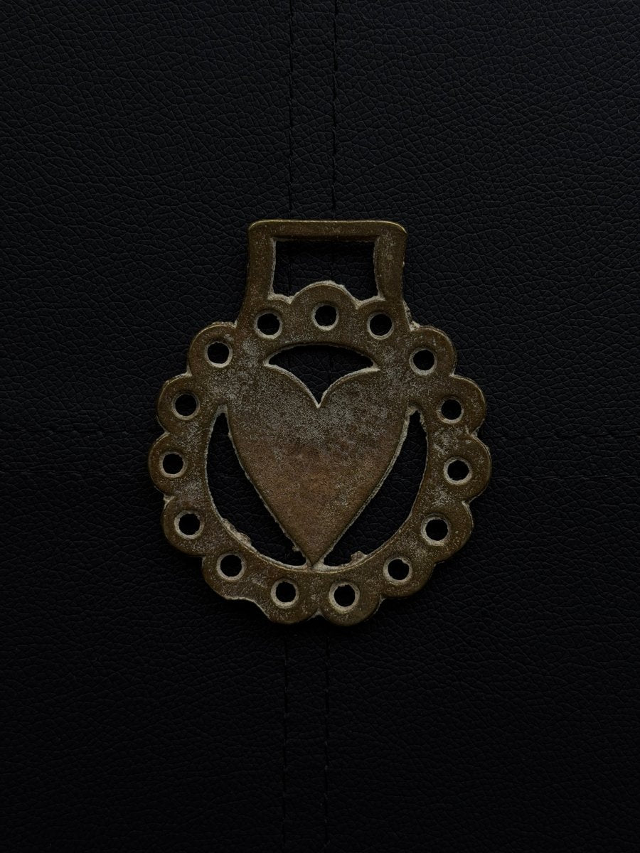 Vintage Brass Heart Talisman Talismans Haus of Moss + Moon - Haus of Moss + Moon