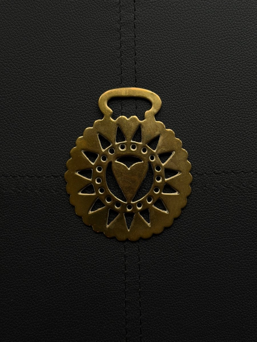Vintage Brass Heart Talisman Talismans Haus of Moss + Moon - Haus of Moss + Moon