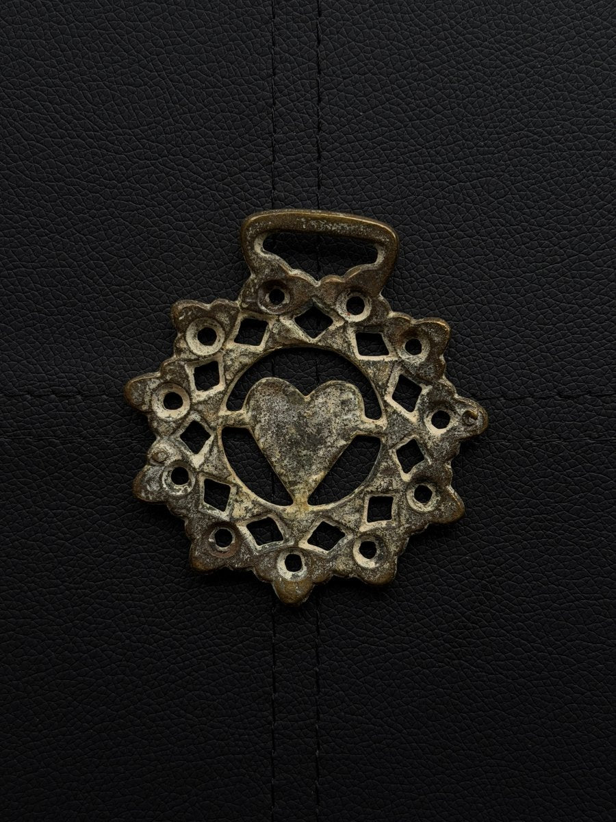 Vintage Brass Heart Talisman Talismans Haus of Moss + Moon - Haus of Moss + Moon