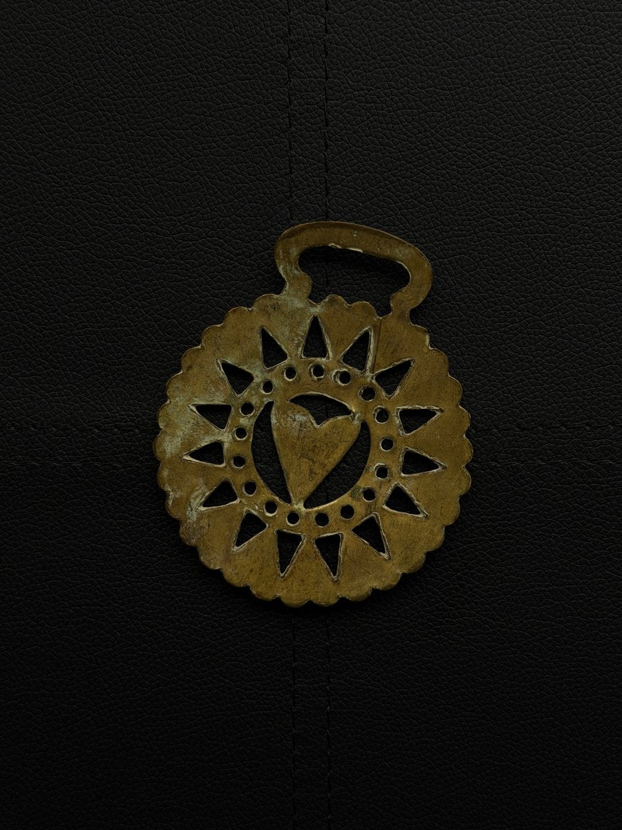 Vintage Brass Heart Talisman Talismans Haus of Moss + Moon - Haus of Moss + Moon