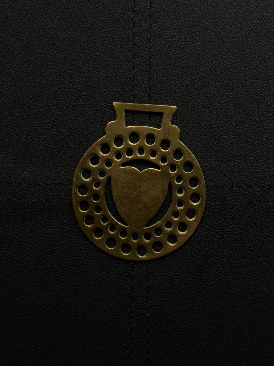 Vintage Brass Heart Talisman Talismans Haus of Moss + Moon - Haus of Moss + Moon