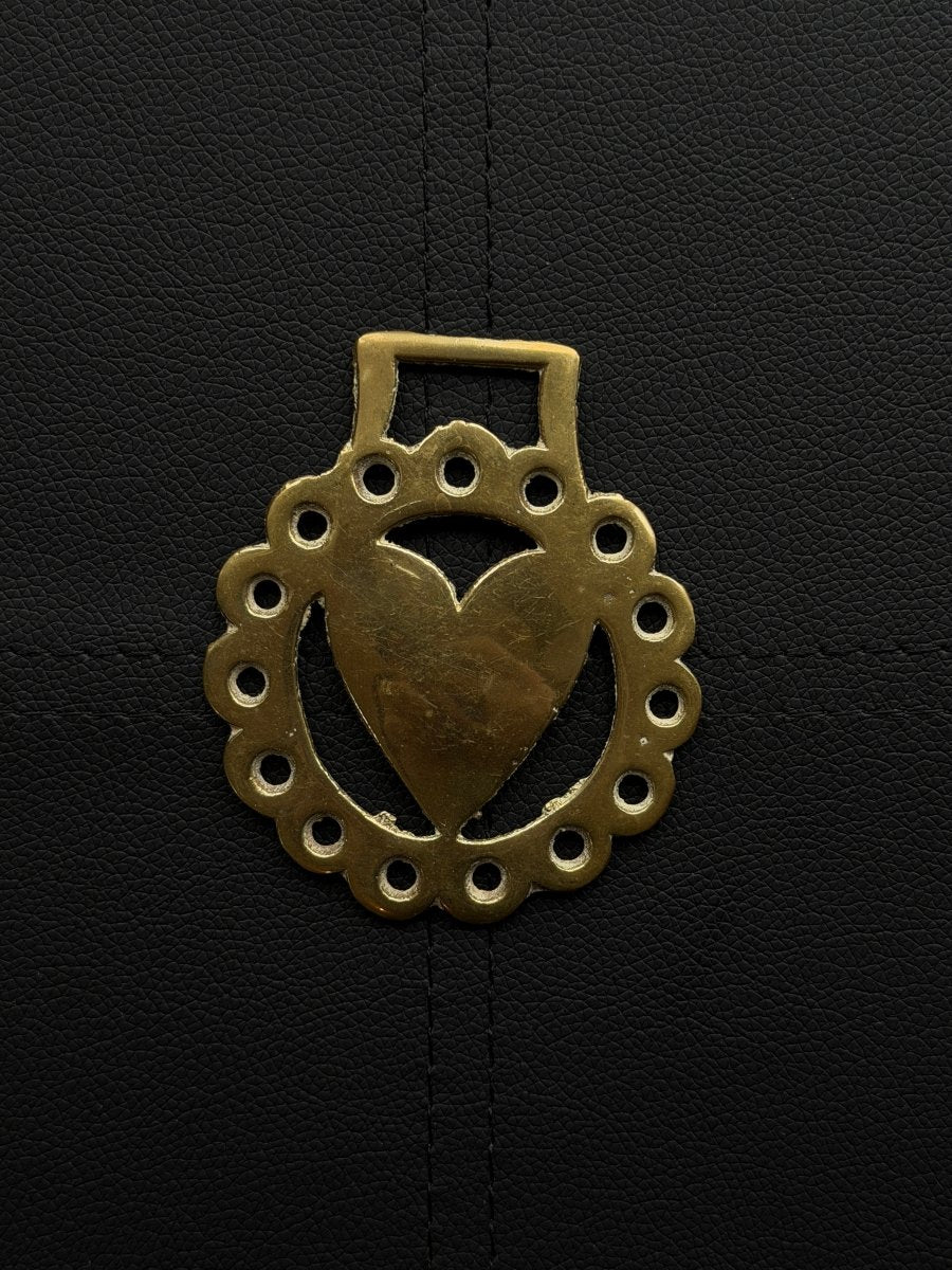 Vintage Brass Heart Talisman Talismans Haus of Moss + Moon - Haus of Moss + Moon