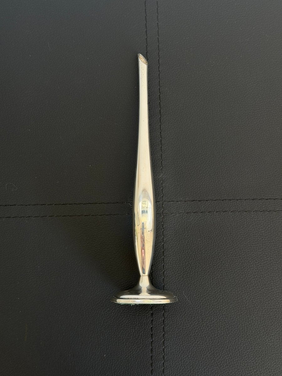 Vintage Silver Bud Vase VaseHaus of Moss + Moon- Haus of Moss and Moon