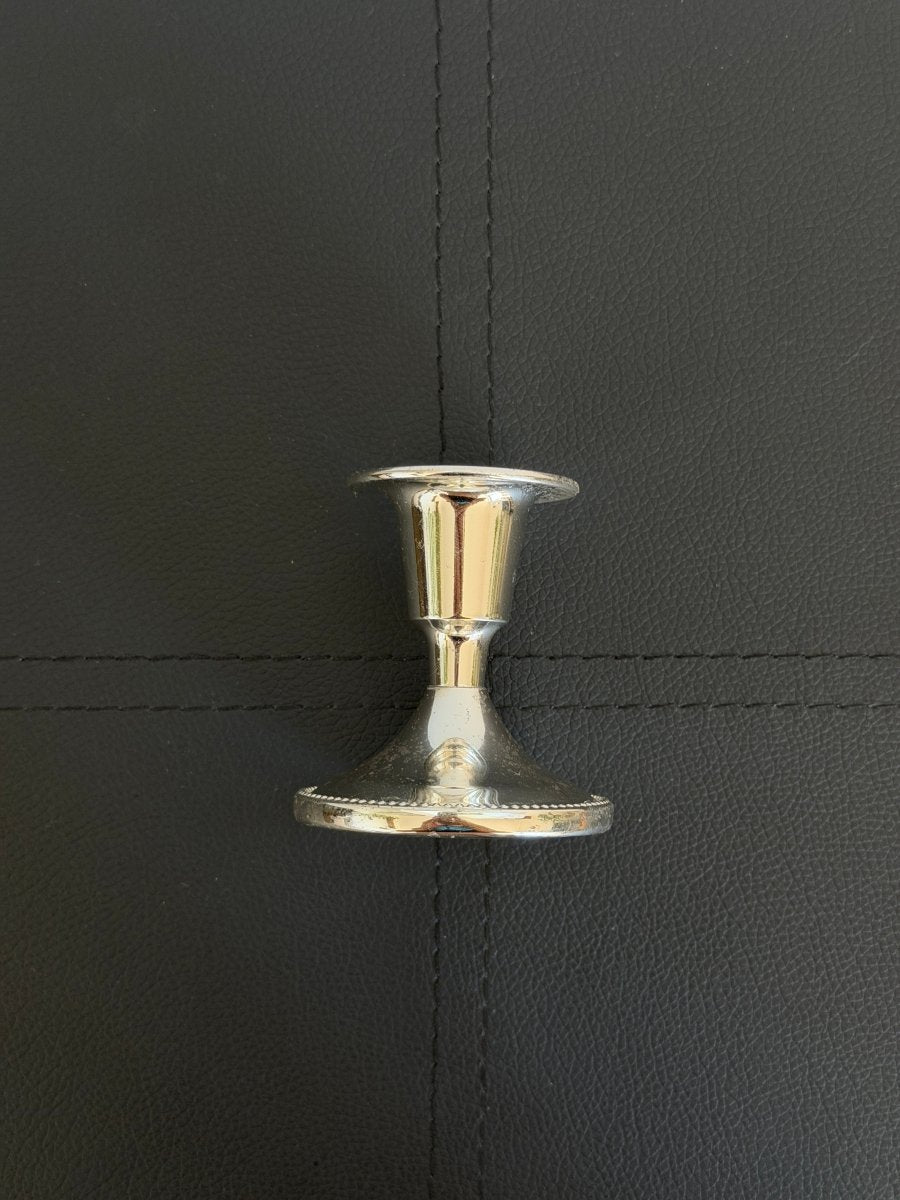 Vintage Silver Candlestick Holder Candle HolderHaus of Moss + Moon- Haus of Moss and Moon