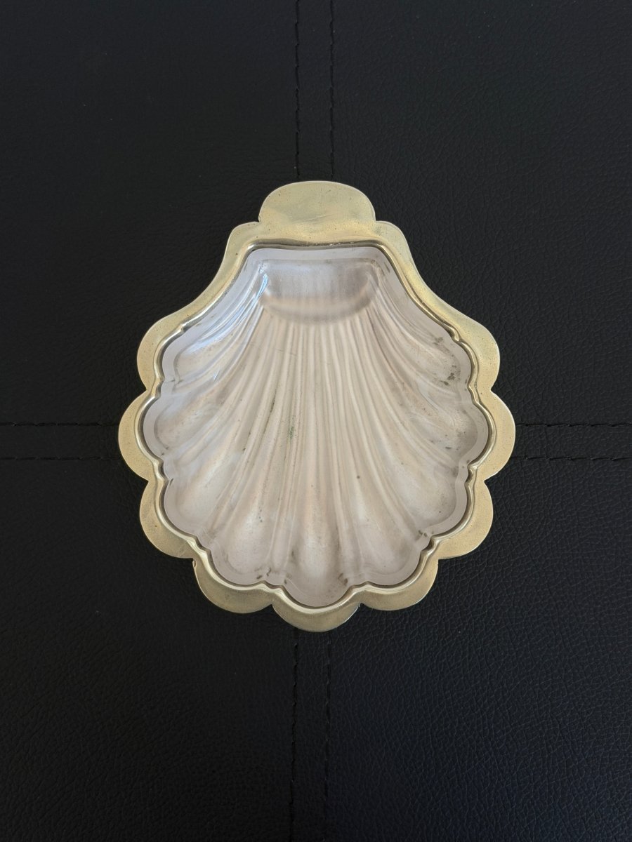 Vintage Silver Shell Trinket Dish Trinket DishHaus of Moss + Moon- Haus of Moss and Moon
