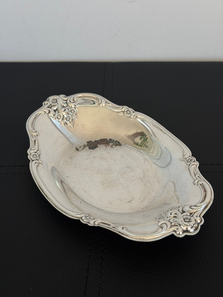 Vintage Silver Trinket Dish Trinket DishHaus of Moss + Moon- Haus of Moss and Moon