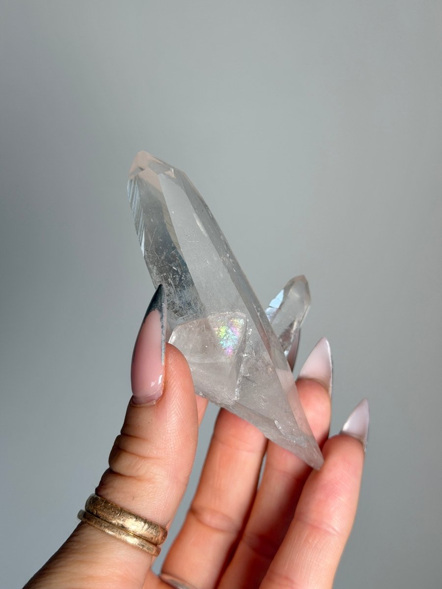 Window Clear Quartz Cluster, Madagascar, 90's Collection, N Clear QuartzMadagascar - Haus of Moss + Moon