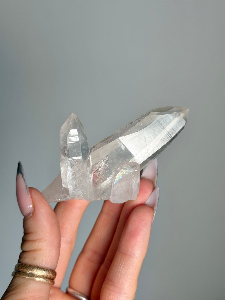 Window Clear Quartz Cluster, Madagascar, 90's Collection, N Clear QuartzMadagascar - Haus of Moss + Moon
