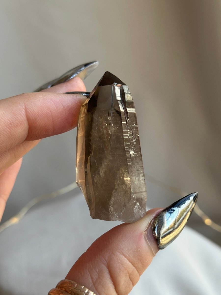 Zomba Smoky Quartz Point, Malawi, A Smoky QuartzSouth Africa - Haus of Moss + Moon