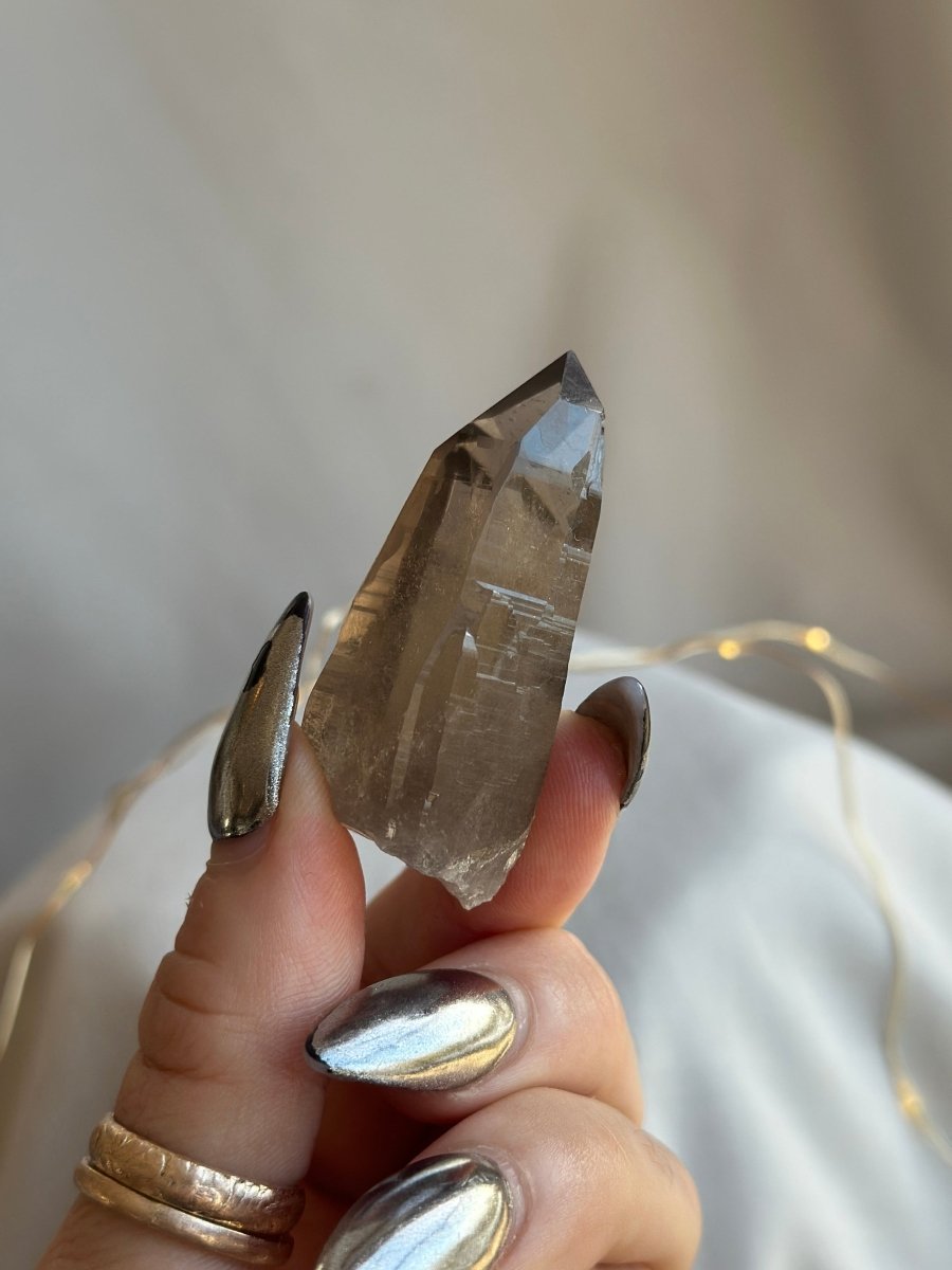 Zomba Smoky Quartz Point, Malawi, A Smoky QuartzSouth Africa - Haus of Moss + Moon