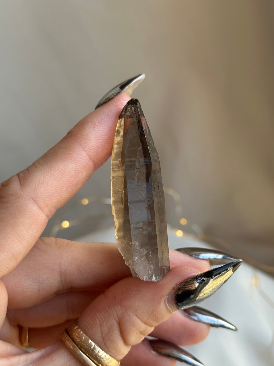 Zomba Smoky Quartz Point, Malawi, B Smoky QuartzSouth Africa - Haus of Moss + Moon