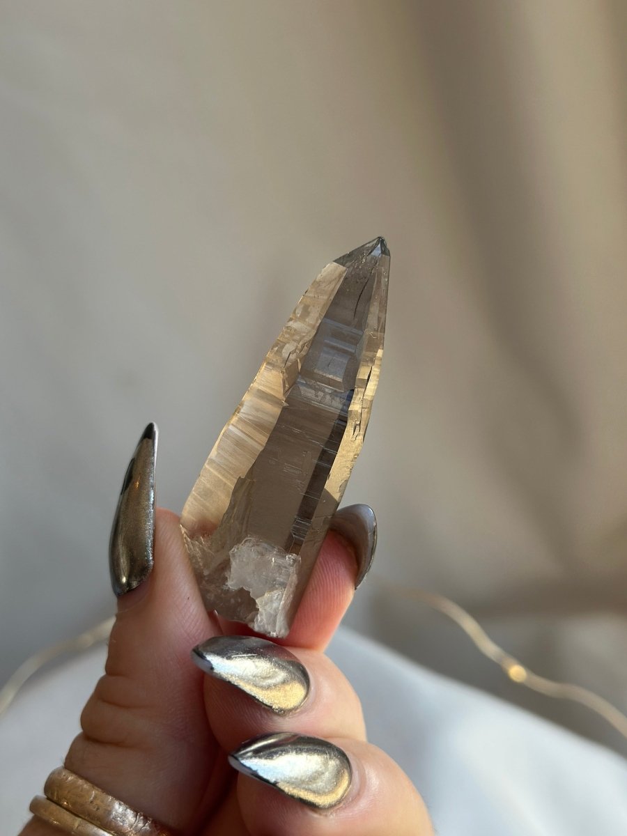 Zomba Smoky Quartz Point, Malawi, B Smoky QuartzSouth Africa - Haus of Moss + Moon