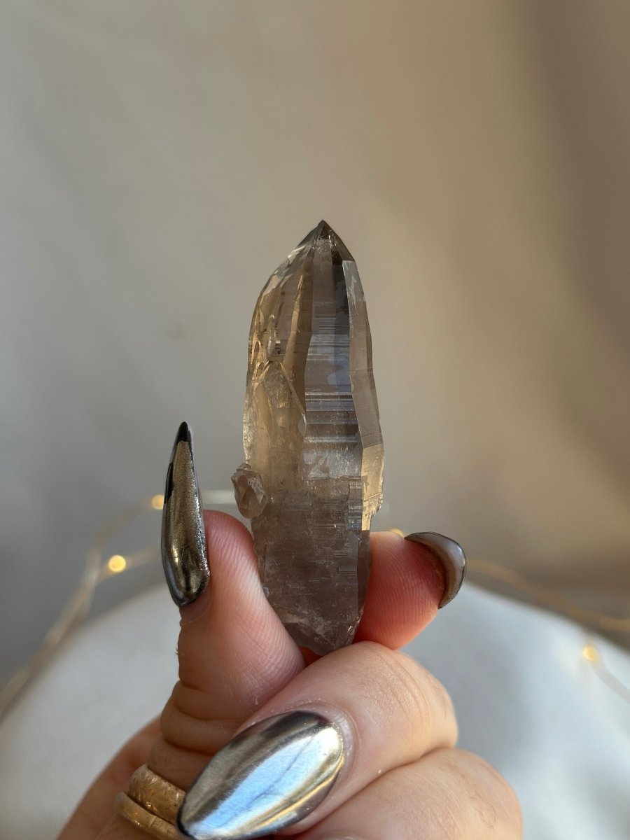 Zomba Smoky Quartz Point, Malawi, C Smoky QuartzSouth Africa - Haus of Moss + Moon