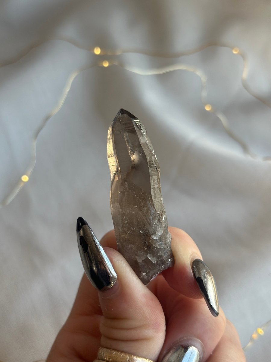 Zomba Smoky Quartz Point, Malawi, C Smoky QuartzSouth Africa - Haus of Moss + Moon