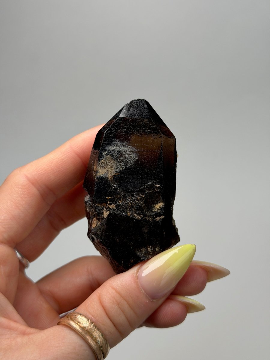 Zomba Smoky Quartz Point, Malawi, C Smoky QuartzSouth Africa - Haus of Moss + Moon
