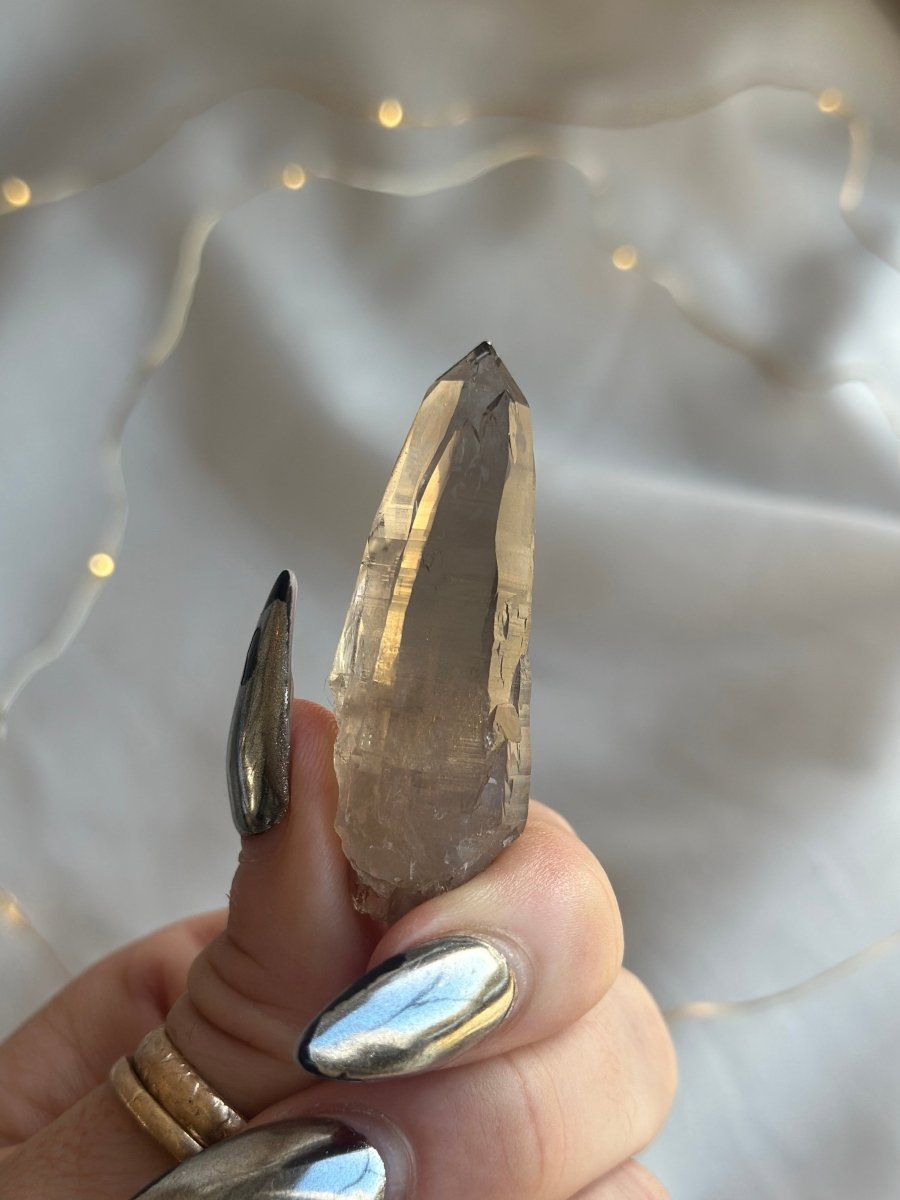 Zomba Smoky Quartz Point, Malawi, D Smoky QuartzSouth Africa - Haus of Moss + Moon
