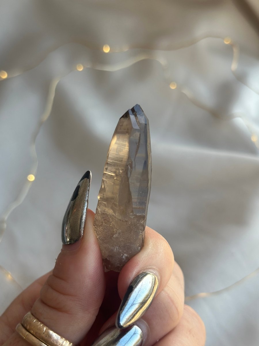 Zomba Smoky Quartz Point, Malawi, D Smoky QuartzSouth Africa - Haus of Moss + Moon