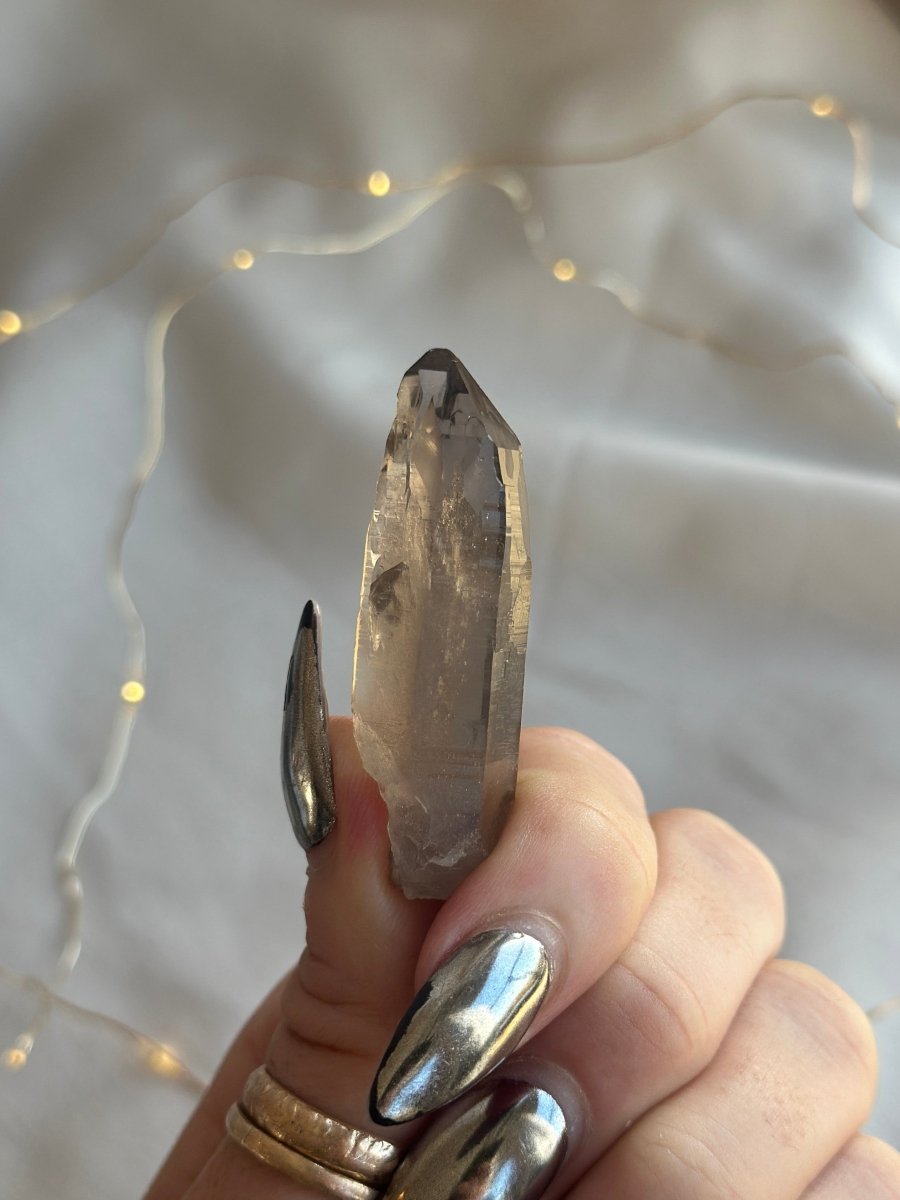 Zomba Smoky Quartz Point, Malawi, E Smoky QuartzSouth Africa - Haus of Moss + Moon
