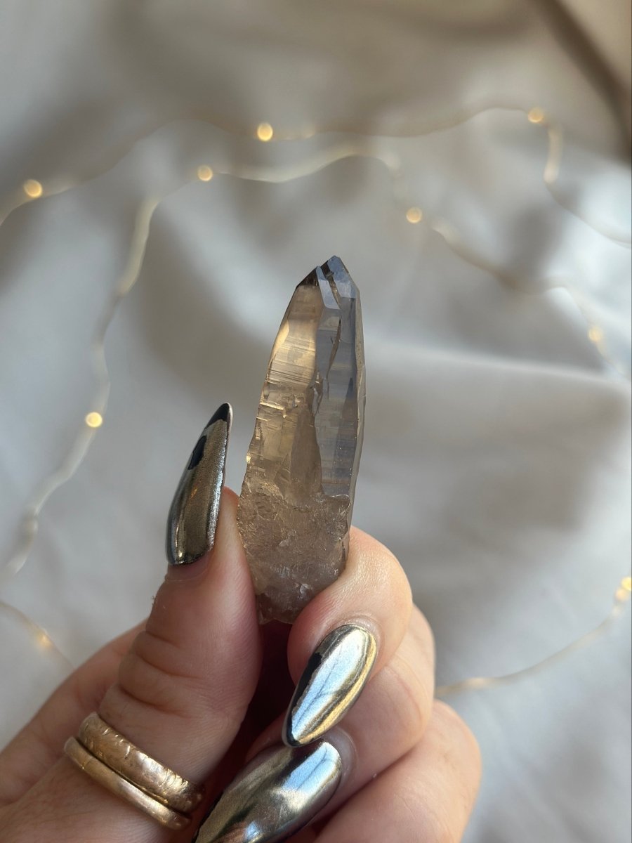 Zomba Smoky Quartz Point, Malawi, E Smoky QuartzSouth Africa - Haus of Moss + Moon