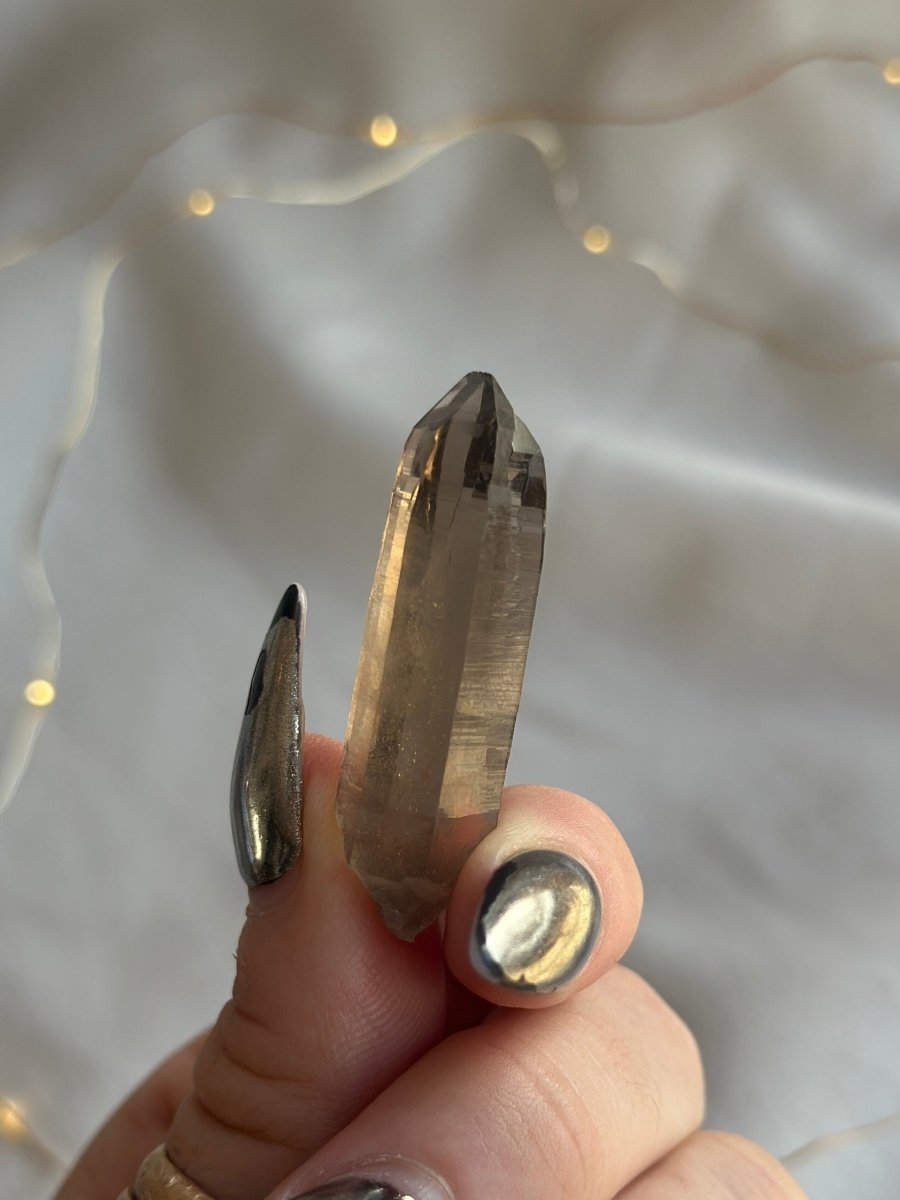 Zomba Smoky Quartz Point, Malawi, F Smoky QuartzSouth Africa - Haus of Moss + Moon