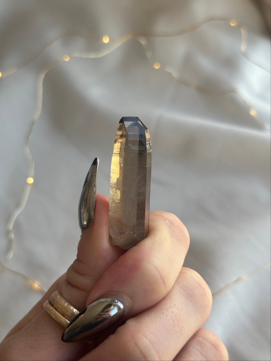 Zomba Smoky Quartz Point, Malawi, F Smoky QuartzSouth Africa - Haus of Moss + Moon