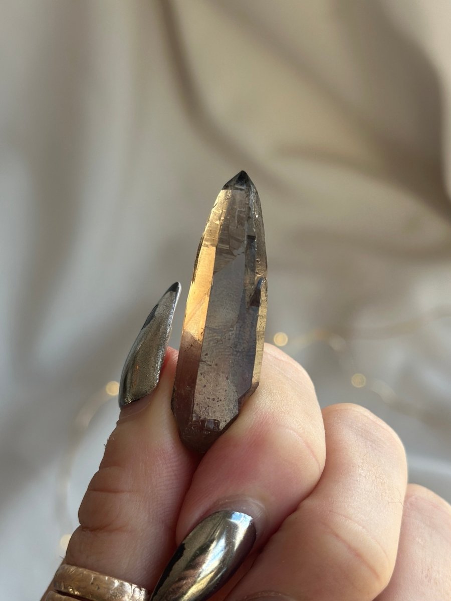 Zomba Smoky Quartz Point, Malawi, G Smoky QuartzSouth Africa - Haus of Moss + Moon