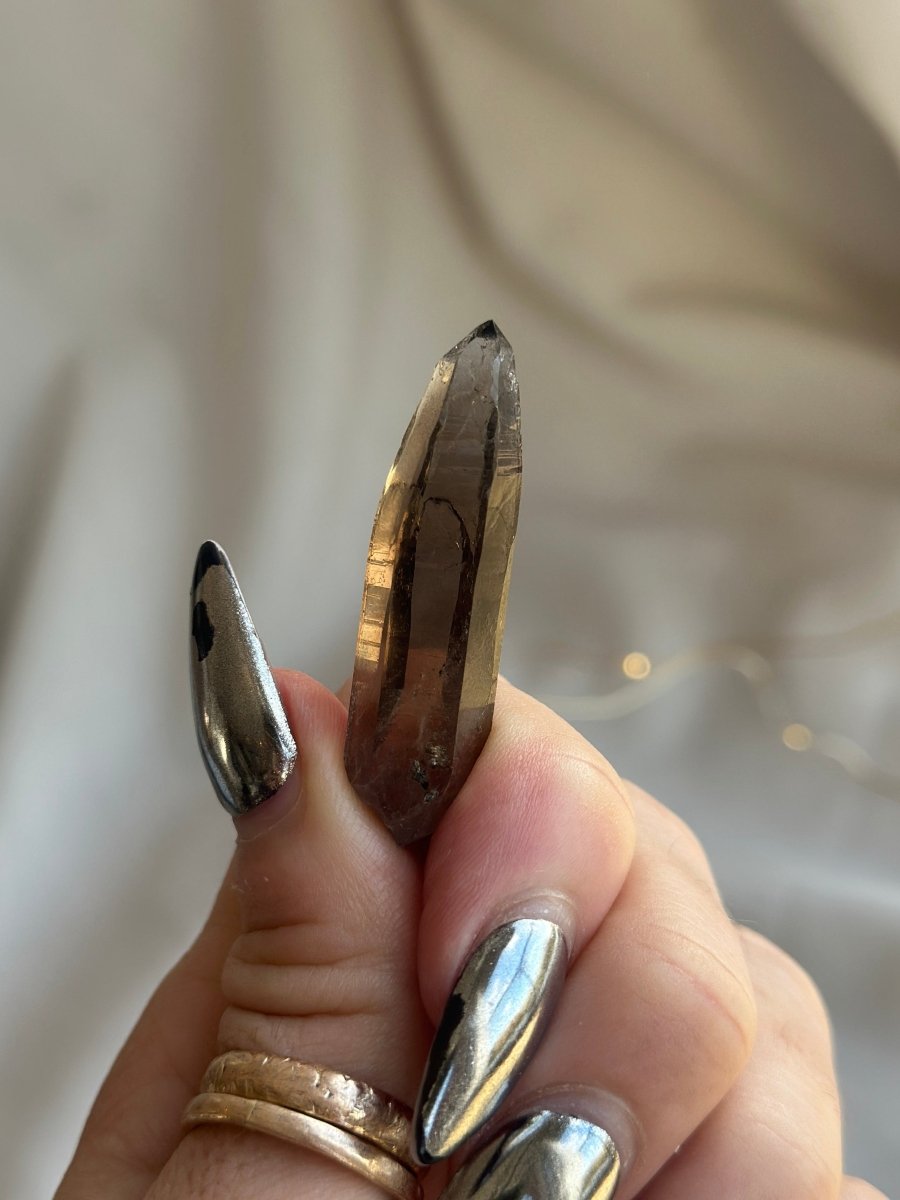 Zomba Smoky Quartz Point, Malawi, G Smoky QuartzSouth Africa - Haus of Moss + Moon