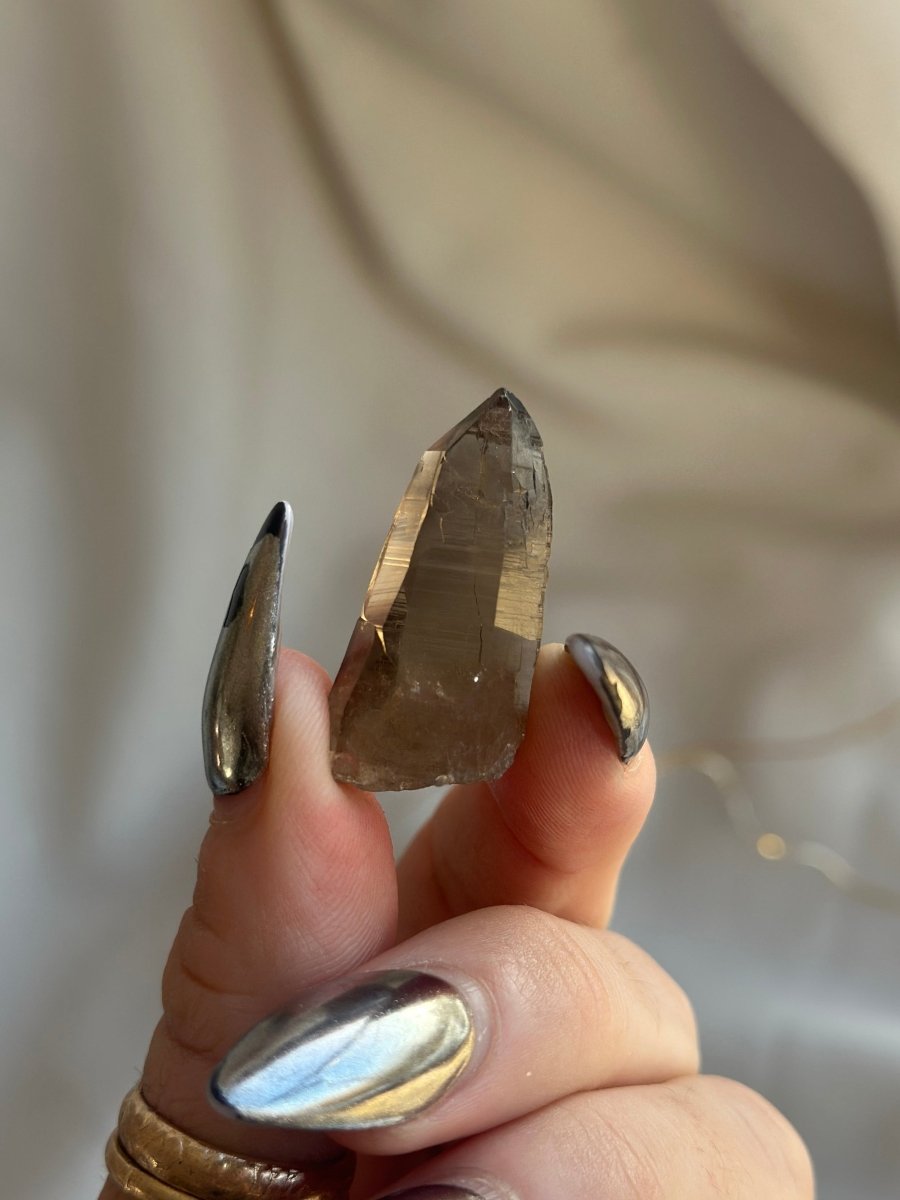 Zomba Smoky Quartz Point, Malawi, I Smoky QuartzSouth Africa - Haus of Moss + Moon