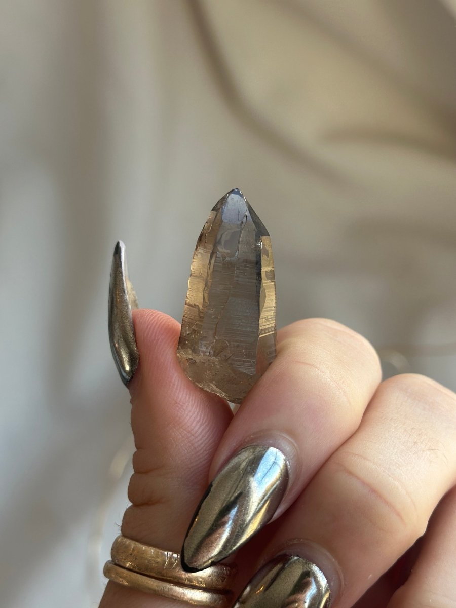 Zomba Smoky Quartz Point, Malawi, I Smoky QuartzSouth Africa - Haus of Moss + Moon